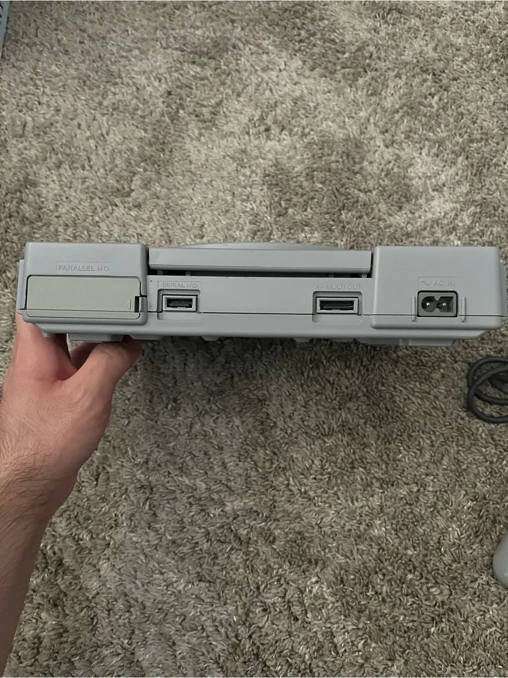 Sony Gray PlayStation Console with Controller, AV Cables & 4 Games